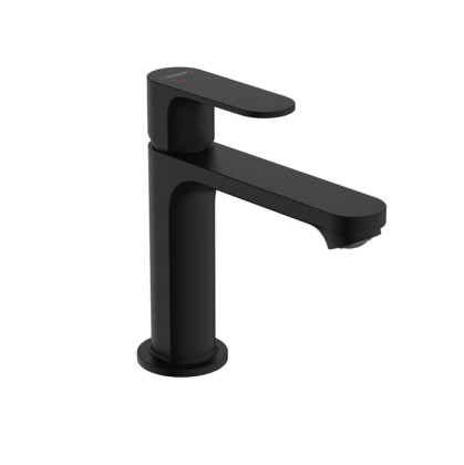Hansgrohe Rebris S Смеситель для раковины 110, с д/клапаном, цвет: матовый черный