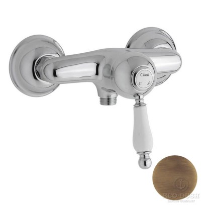 CISAL Arcana Empress Смеситель однорычажный настенный для душа, цвет: бронза