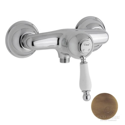 CISAL Arcana Empress Смеситель однорычажный настенный для душа, цвет: бронза