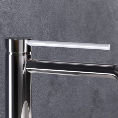 Gattoni Circle One Накладка на ручку смесителя для ванны и душа, цвет: белый матовый