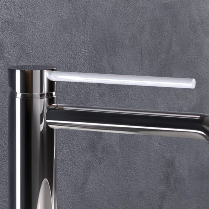 Gattoni Circle One Накладка на ручку смесителя для ванны и душа, цвет: белый матовый