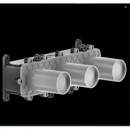 Gessi Origini Встраиваемая часть для смесителя с изливом на 3 отв., цвет: хром