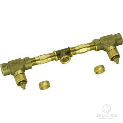 CISAL Внутренняя часть смесителя на 3 отверстия из стены для раковины, ZA01351004