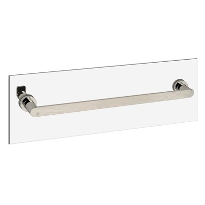 Gessi Emporio accessories Полотенцедержатель для крепления на стекло, 45 см, цвет: Finox Brushed Nickel
