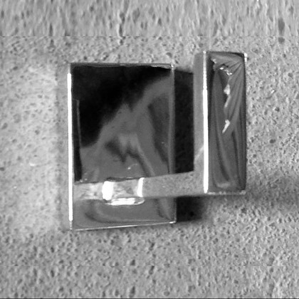 Oasis Square Крючок, подвесной, цвет: хром