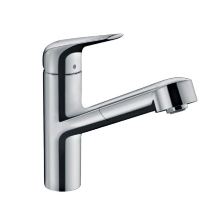 Hansgrohe Focus Смеситель для кухни, однорычажный, , на 1 отв., с выдвижной лейкой, 76см. мax., цвет: хром