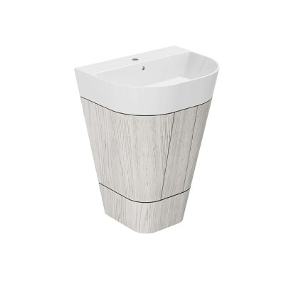 Azzurra Forma Тумба напольная 60х47х84см, с 2 дверцами, с раковиной, цвет: Olmo bianco