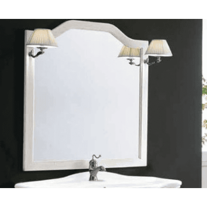 EBAN Sagomata Зеркало в раме 96х104см, цвет: bianco decape