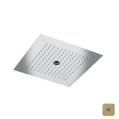 Almar Built-in Встраиваемый верхний душ 38х38 см, 2 типа струи, цвет: латунь брашированная PVD