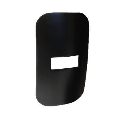 Kerasan Artwork Пластина закрывающая отверстие в стену Moloco + Fix, цвет: черный матовый