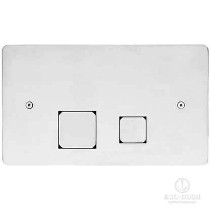 HUBER Lynox Клавиша двойного смыва, нержавеющая сталь