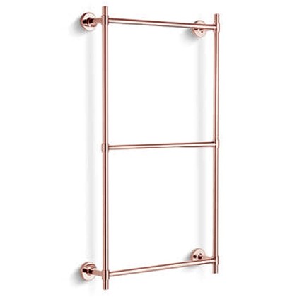 Bertocci Cinquecento Полотенцедержатель тройной 60х60 см, подвесной, цвет: розовое золото