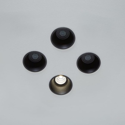 Antonio Lupi Zenit Встраиваемый верхний душ, ? 8см, прямая струя, цвет: черный