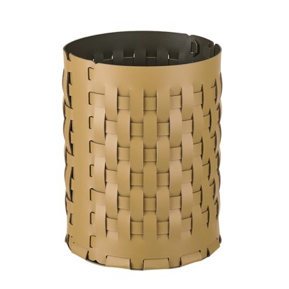 ADJ Корзина Bottega, D20xH25 см., цвет: горчичный/оливковый