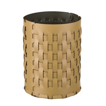 ADJ Корзина Bottega, D20xH25 см., цвет: горчичный/оливковый