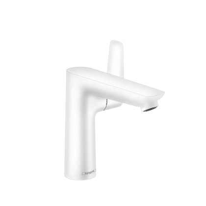 Hansgrohe Talis E Смеситель для раковины 150, на 1 отв, с донным клапаном, излив 141мм, цвет: белый матовый