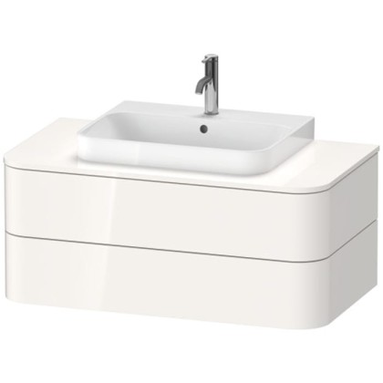 Duravit Happy D.2 Plus Тумба подвесная 100x55х40.8см, с раковиной и 2 ящиками, цвет: белый глянцевый