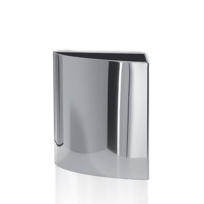 Decor Walther DW 309 Корзина для бумаги 16x16x22см, угловая, напольная, цвет: сталь полированная