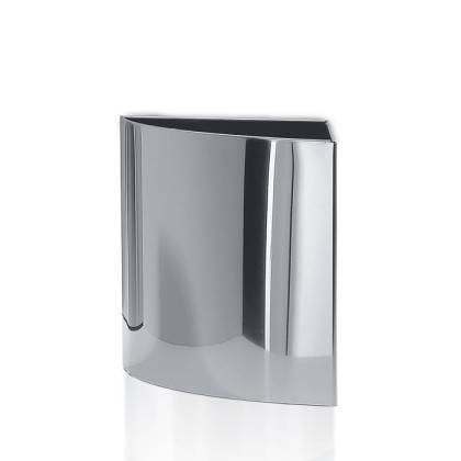 Decor Walther DW 309 Корзина для бумаги 16x16x22см, угловая, напольная, цвет: сталь полированная