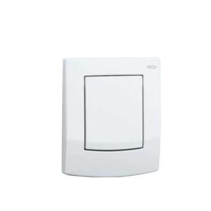 TECEambia Панель смыва для писсуара с картриджем, 100х120х15 мм, белая с антибактрериальным покрытием