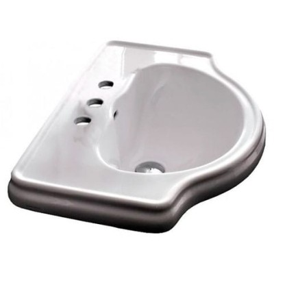 Kerasan Retro Раковина 62х45.5 см, 3 отв., цвет: белый
