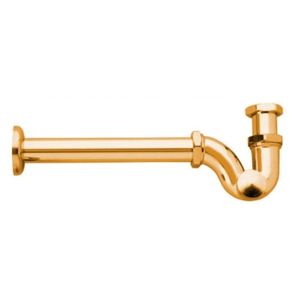 Nicolazzi Complementi Сифон S 1”1/4 без донного клапана для биде, цвет: золото