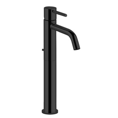 Gessi Emporio Via tortona Смеситель для раковины, на 1 отв, высокий, с донным клапаном, цвет: Black XL