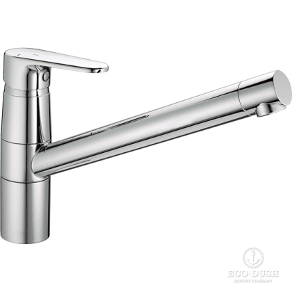 CISAL Кухонные смесители Смеситель однорычажный на 1 отверстие для кухни,с поворотным изливом 238 мм, цвет: хром