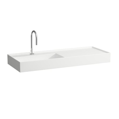 Laufen Kartell Раковина подвесная 120х46х12см., c 1 отв., Dx, без перелива, цвет: белый