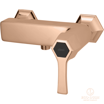 CISAL Cherie Смеситель для душа однорычажный, цвет: розовое золото/черный
