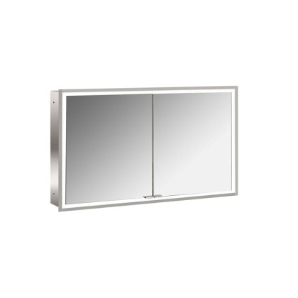 Emco Prime Зеркальный шкаф 120см., с подсветкой LED Facelift встраив. модель, 2-дверки, IP 20 зеркальная задняя стенка
