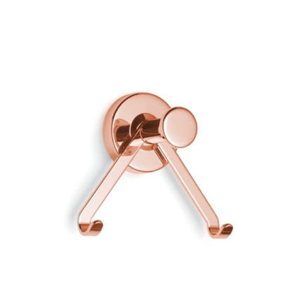 Bertocci Cinquecento Крючок двойной, подвесной, цвет: розовое золото