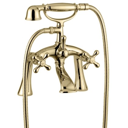 Bongio Axel Смеситель для ванны, 2 отв., цвет: золото
