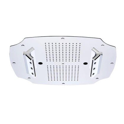 Carimali MyDream Colonial Верхний душ 550x500 мм, потолочный, 242 форсунки, 4 потока воды, хромотерапия, цвет: хром