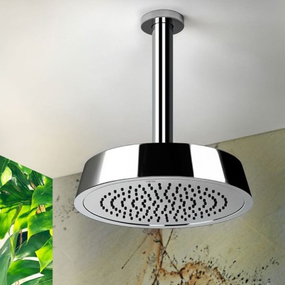 Gessi Cono Душевая головка потолочная, шарнирная, с защитой от известкового налёта, цвет: хром