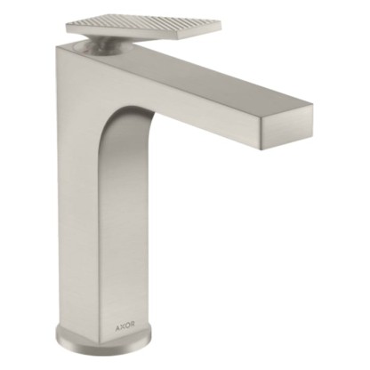 Axor Citterio Смеситель для раковины 160, на 1 отв., излив h: 16см, с текстурой, цвет: сталь