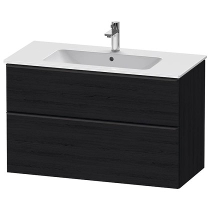 Duravit D-Neo Тумбочка подвесная 101х46.2x62.5см., раковина, 1 ящик цвет: Black Oak