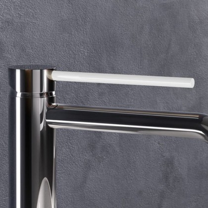 Gattoni Circle One Накладка на ручку смесителя для раковин и биде, цвет: белый матовый