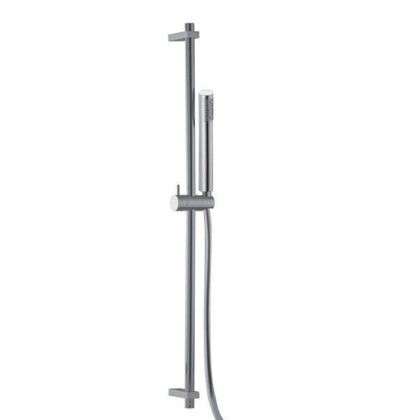 Carlo Frattini Wellness Душевой гарнитур в ком-те: стойка, шланг 1500 мм, держатель для душа, ручной душ, полированный никель /F2150SN/