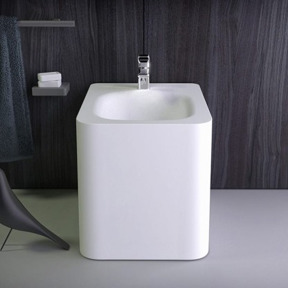 KNIEF Pride Биде напольное 51х41х42 см с 1 отв под смеситель, цвет: белый матовый