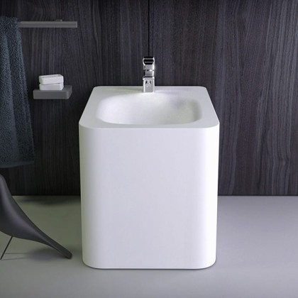 KNIEF Pride Биде напольное 51х41х42 см с 1 отв под смеситель, цвет: белый матовый