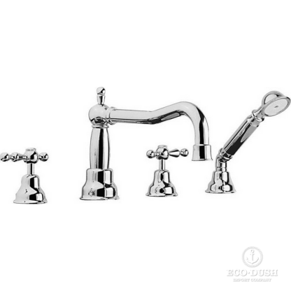 CISAL Arcana America Смеситель на борт ванны на 4 отверстия, цвет: хром