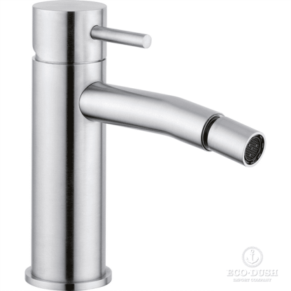 HUBER Lynox Смеситель для биде на 1 отверстие, без донного клапана, нержавеющая сталь
