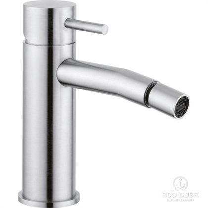 HUBER Lynox Смеситель для биде на 1 отверстие, без донного клапана, нержавеющая сталь