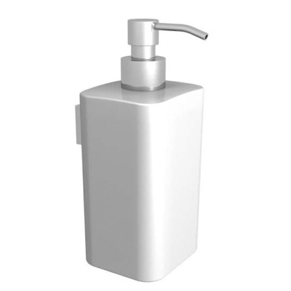 Bertocci Cento Дозатор для жидкого мыла, подвесной, цвет: белая керамика/белый матовый
