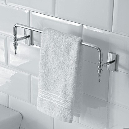 Globo Paestum Полотенцедержатель 40см, подвесной, цвет: хром