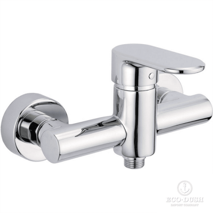 CISAL LineaViva Смеситель однорычажный настенный для душа, цвет: хром