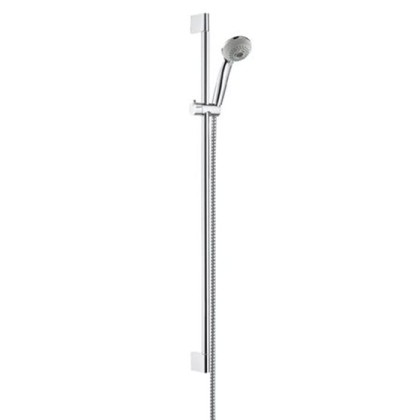 Hansgrohe Crometta 85 Душевой гарнитур, Multi/Unica'Crometta, 900 мм, 1/2", Crometta 85 Multi ручной душ № 28563000, Unica'Crometta штанга для душа 900 мм № 27614000, цвет: хром