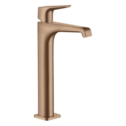 Axor Citterio E Смеситель для раковины 250, на 1 отв., высокий, с донным клапаном, цвет: шлифованное красное золото