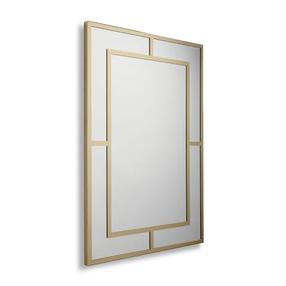 Oasis Casablanca Зеркало 140х h:100см., с металлическим профилем, цвет: золото